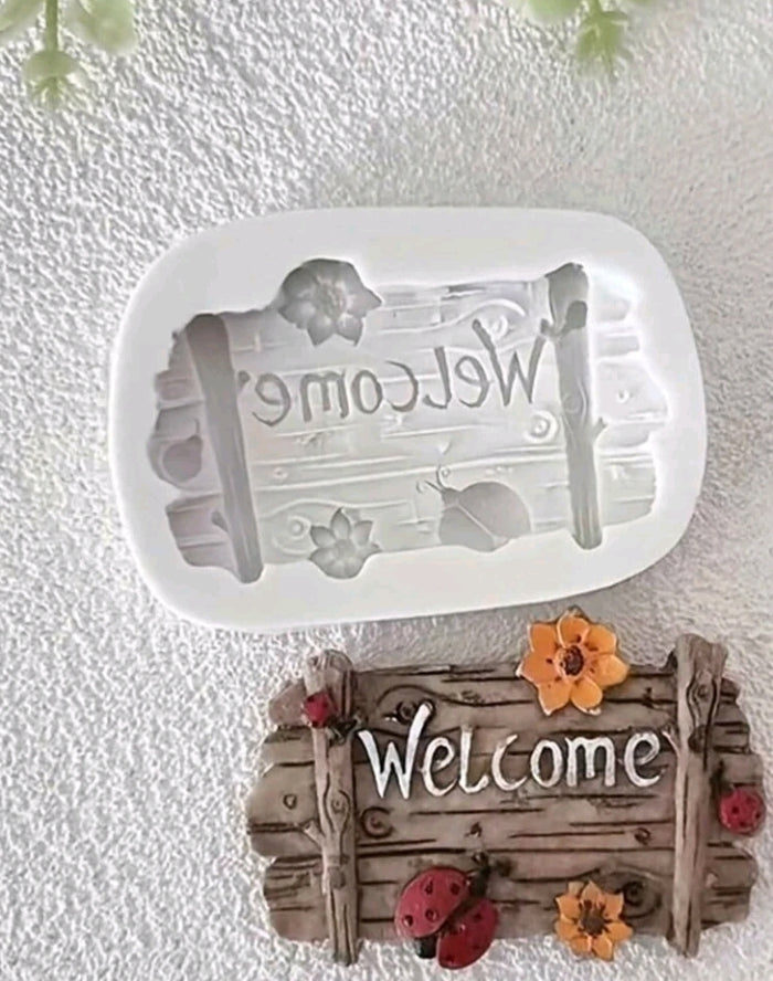 Silicone Mould Welcome