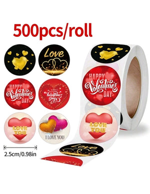 A Valentine Sticker Roll