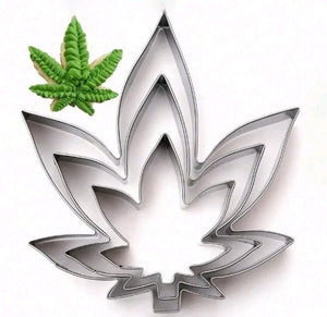 Metal Cookie Cutter Cannabis