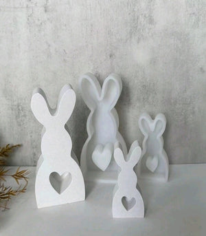 Silicone Mould Resin Bunny Small