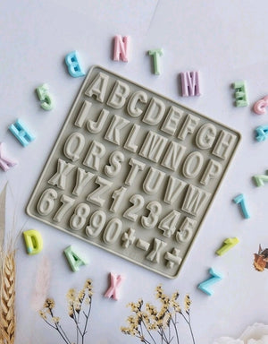 Silicone Mould Alphabet and Number