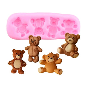 Silicone Mould Teddy Bears