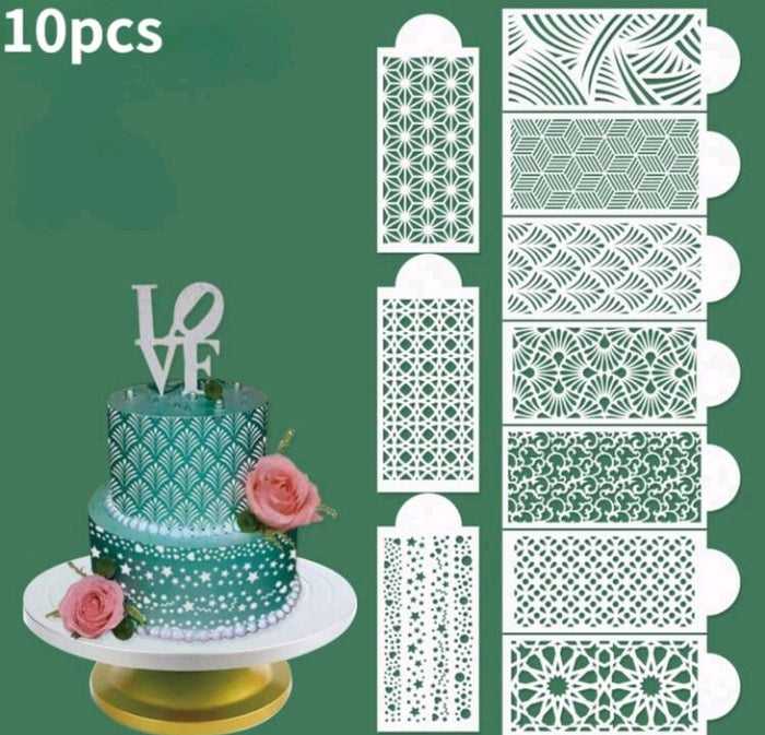 Decorating Stencils 10pcs