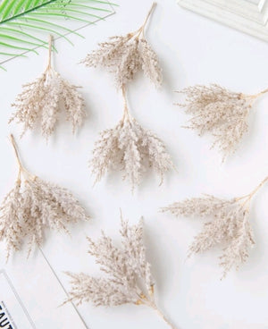 Cake Topper Artificial Reeds Grass Flower