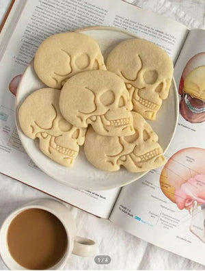 Cookie  Cutter and Stamp Skull
