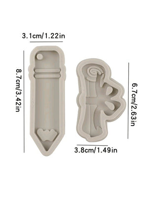 Silicone Mould Pen and Book