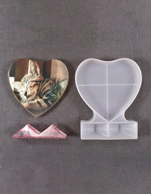 Small Silicone Mould Resin Epoxy Heart Frame