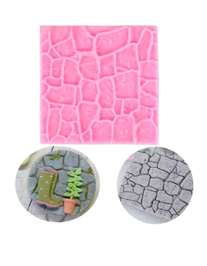 Silicone Mould Sugar Craft Rock Stone