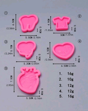 Silicone Mould Doctor Set Organ