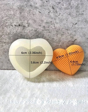 Silicone Mould Candle Soap Heart