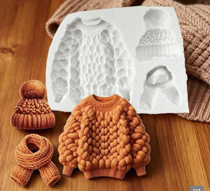 Silicone Mould Winter Sweater