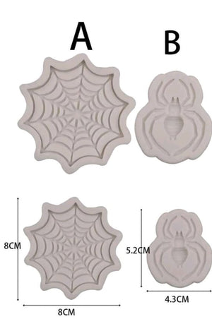 Spider and Spiderweb Silicone Mould