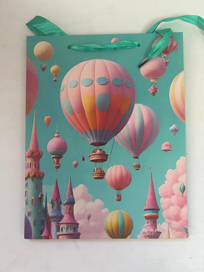 Hot Air Balloon Gift Bag 18x32cm