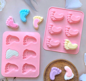 Silicone Mould Chocolate Baby Feet