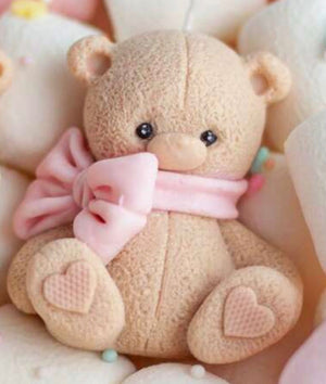 Silicone Mould Teddy Bear Bow