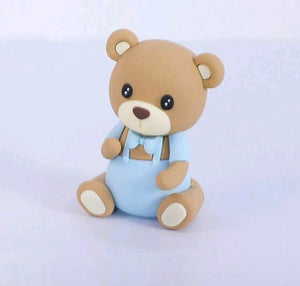 Blue Figurine Teddy Bear