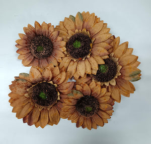 5pc Cake Topper Artificial Gerbera Head