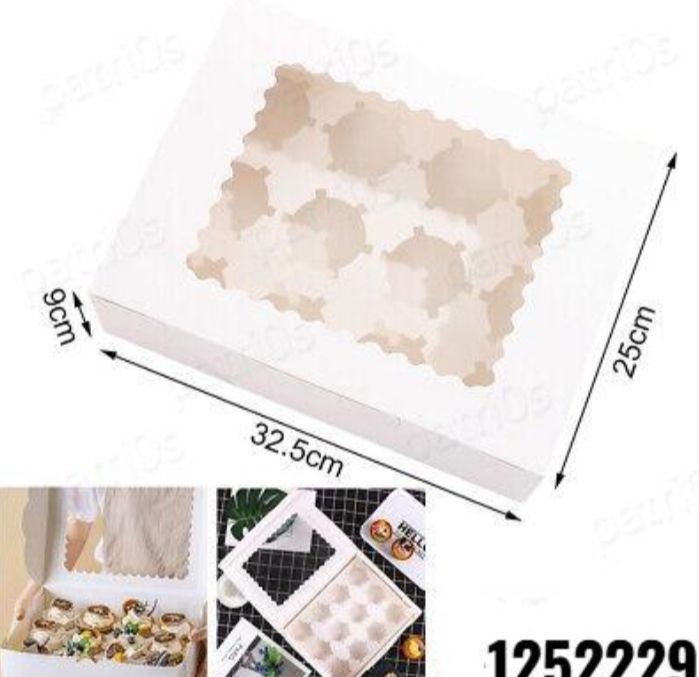 Cupcake Box 12 Cavity