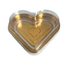 Aluminium Heart Cake Container Tray