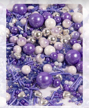 85g Mix Sprinkles Purple