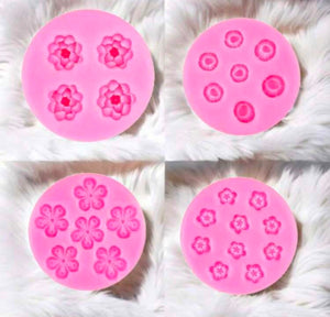 4pc Bundle Deal Silicone Mould Flower