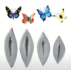 Silicone Mould Butterfly Body Set