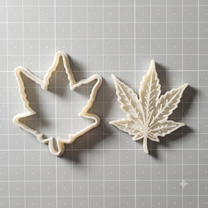 Cannabis  Plastic Cutter and Press 6cm