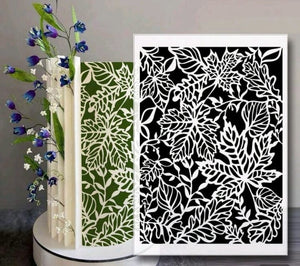 CH614 Decorating Cake Stencil Lotus Rose Flower