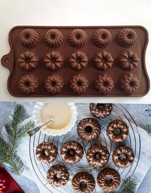 Nr141 Silicone Mould Chocolate Bundt
