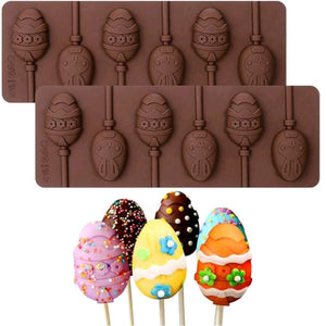Silicone Mould Easter Egg Chocolate Lollipop
