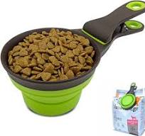 Portion Control For Pets with Bag Clip