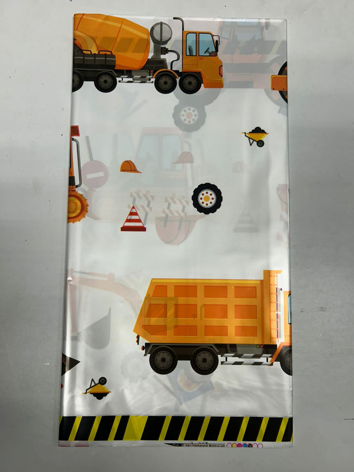 54"x72" Construction Party Plastic Table Cover