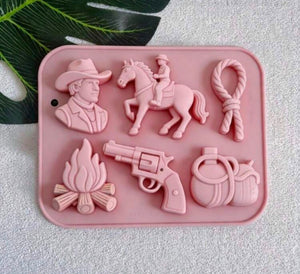 Silicone Mould Chocolate Cowboy