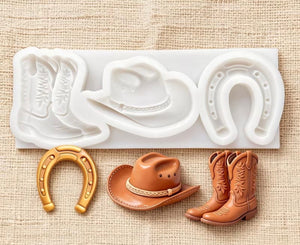 Silicone Mould Cowboy Theme