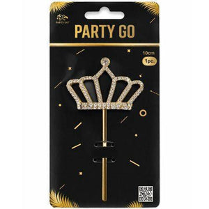 Diamante Crown Cake Topper