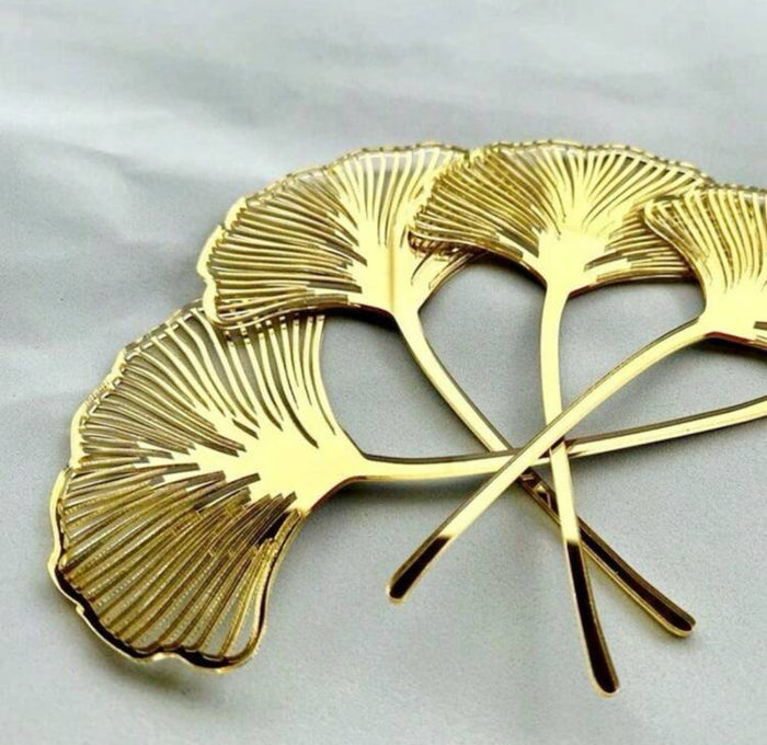 5pc Acrylic Cake Topper Ginkgo