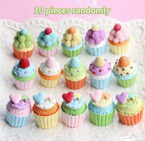 10pcs Random Resin Cupcake Toppers