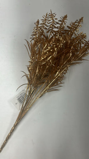 Plastic Artificial Flower Gold