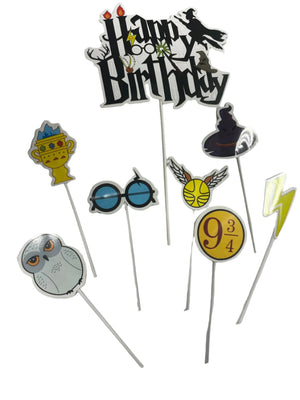 Cardboard Cake Topper Harry Potter