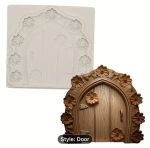 Silicone Mould Floral  Door