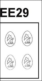 EE29 Hard Plastic Chocolate Mould Easter Egg