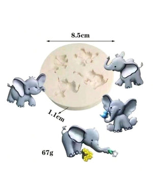 Silicone Mould Baby Circus Elephant
