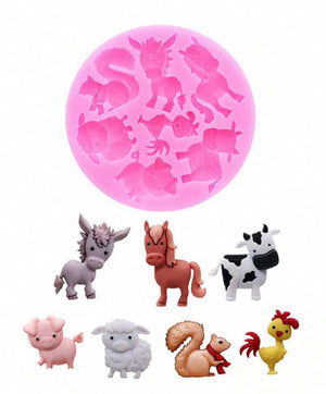 Silicone Mould Farm Animal