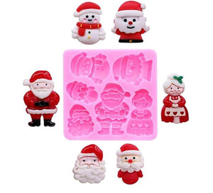 Silicone Mould Santa Christmas Father