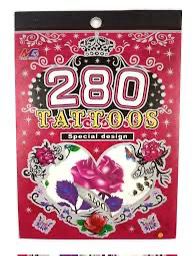 5 Sheets Tattoo Stickers Flower