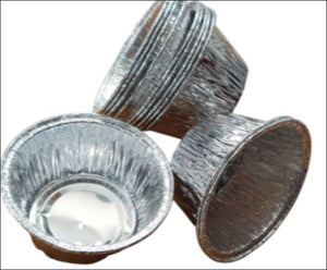 20pc 6cm Foil Pie Cups
