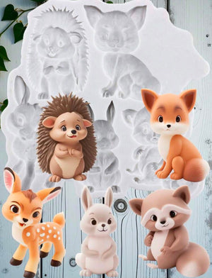 Silicone Mould Forest Animal