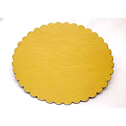 Cake Board Gold Shining Round 25cm