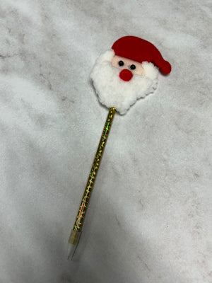 Christmas Santa  Black Pen