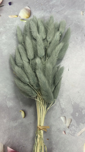 30pc Grey Bunny Tails